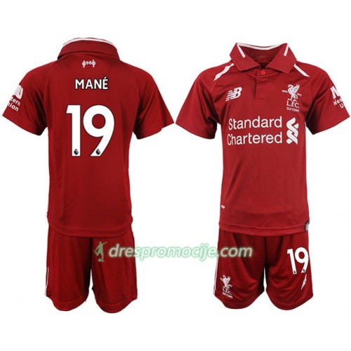 Liverpool Dres MANE 19 Dječji Domaći 2018/19 Kratkih Rukava Liverpool Dres MANE 19 Dječji Domaći 2018/19 Kratkih Rukava